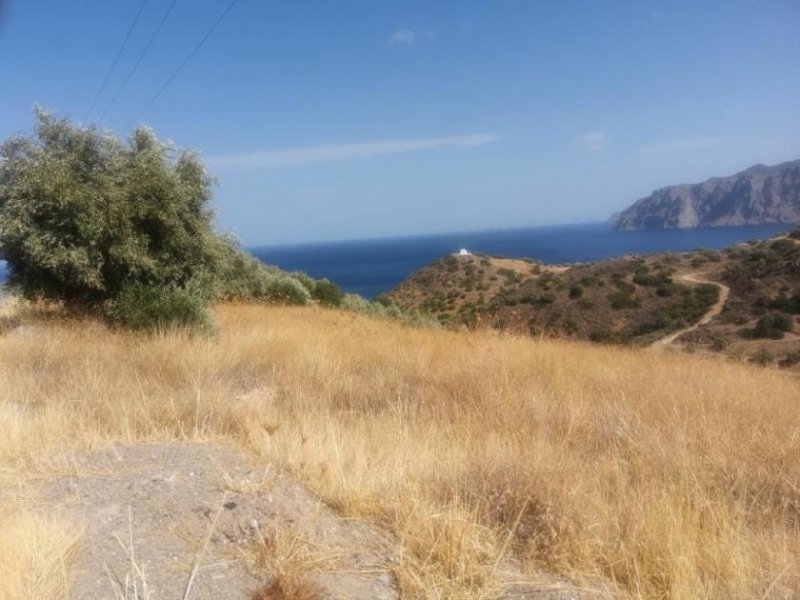 Mochlos Kreta, Mochlos: Baugrundstück mit kleinem Steinhaus zu verkaufen Grundstück kaufen